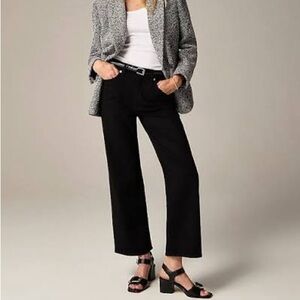 J. Crew Slim Wide Leg Black Women's Jeans